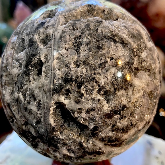 🔥SALE🔥 Sphalerite Crystal Sphere! Super Sparkly! - Picture 1 of 5